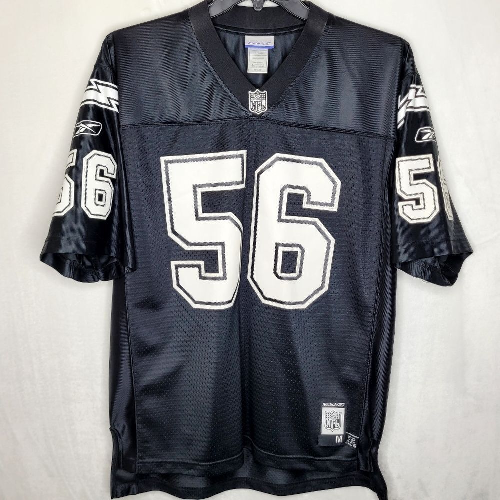 Shawn Merriman Chargers Stitched Black Alternate Jersey Size Medium